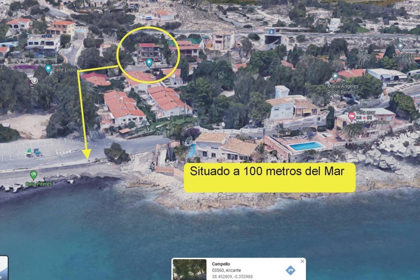 Casona Del Mar Terraza Y Vistas Al Mediterraneo 엘 캄펠로 외부 사진